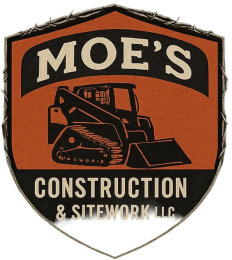 Construction company badge design